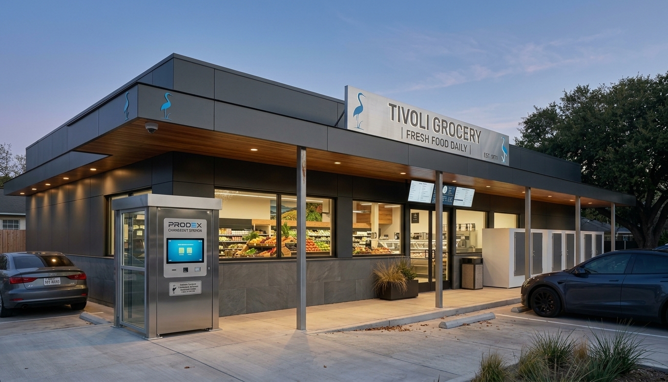 Tivoli grocery storefront